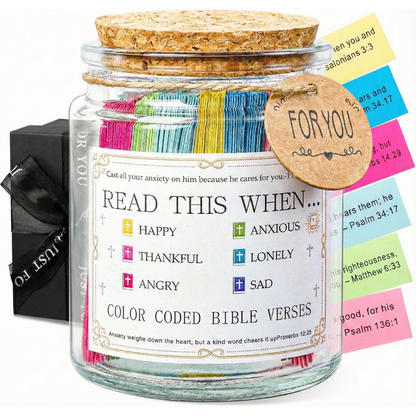 Bible Verses in a Glass Jar – For Every Emotion