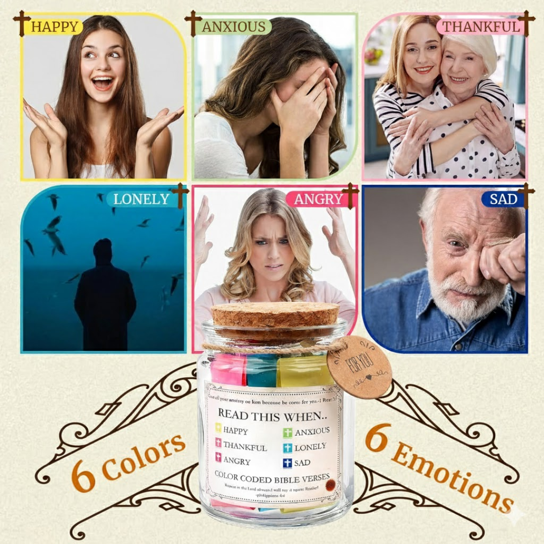 Bible Verses in a Glass Jar – For Every Emotion