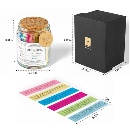 Bible Verses in a Glass Jar – For Every Emotion